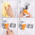 thumbnail image 5 of Yunuuuoa Sucker-Free Shower Nozzle, 360° Rotatable Suction Cup Shower Head with Multi-Angle Adjustment, Removable Wall Mount Handheld Shower Sprayer for Bathroom, RV, Camping, No Drilling Needed, 5 of 6