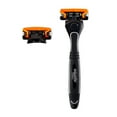 thumbnail image 5 of Equate Men's 5 Blade Razor with Trimmer, Cartridges Fit Equate 5 Blade & Gillette® Fusion® Handles (1 Razor Handle, 2 Cartridges), 5 of 9