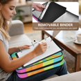 thumbnail image 5 of Haosy Accordion File Organizer Zipper Binder 500 Sheet 6-Tab Expanding File Folder Multi-Pocket 1.2 Inch 3 Ring Colorful Turtle, 5 of 7