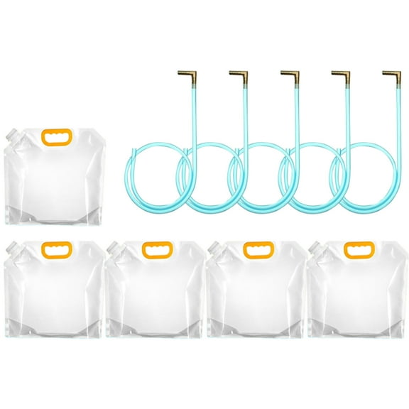 uvwlwu "Food Grade Tree Tapping Kit Maple & Birch Sap System With Silicone Tubing Spiles & Bags (3 Sizes: 1/5/10 Sets) Syrup Making Accessories"(B,20x15x10cm)