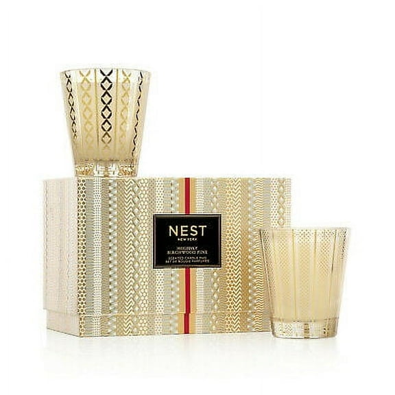 Nest Fragrances Classic Candle Duo Set Holiday Classic Candle and Birchwood Pine