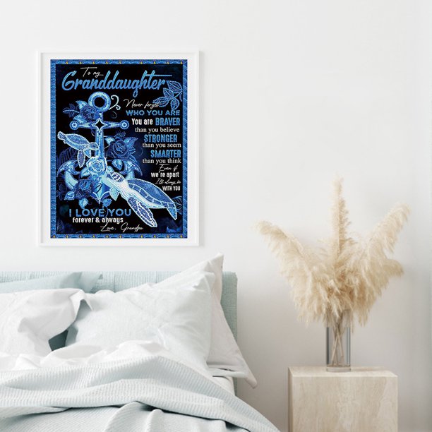 Cuadros Decorativos Diamond Painting 5D DIY Letras Kit de diamantes de imitación de taladro especial parcial (Y248) Tmvgtek embutido en tela