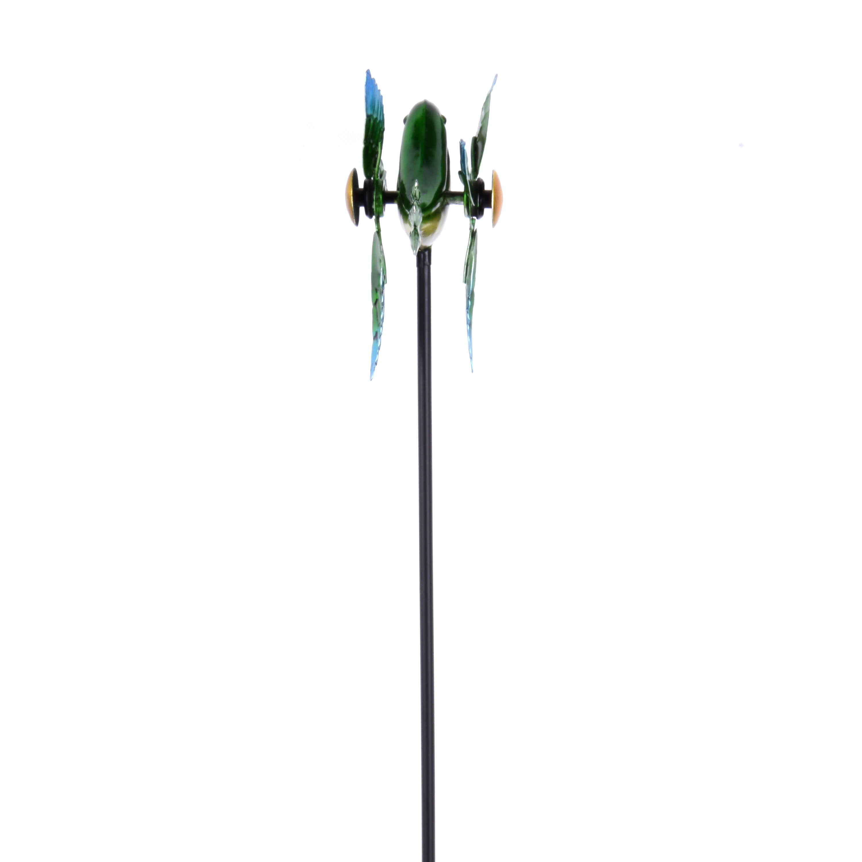 Mainstays Green Metal Bird Wind Spinner