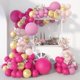 thumbnail image 1 of Kit Balloon Arch, 137 unidades, globos de látex rojo rosa para festival, 1 of 2