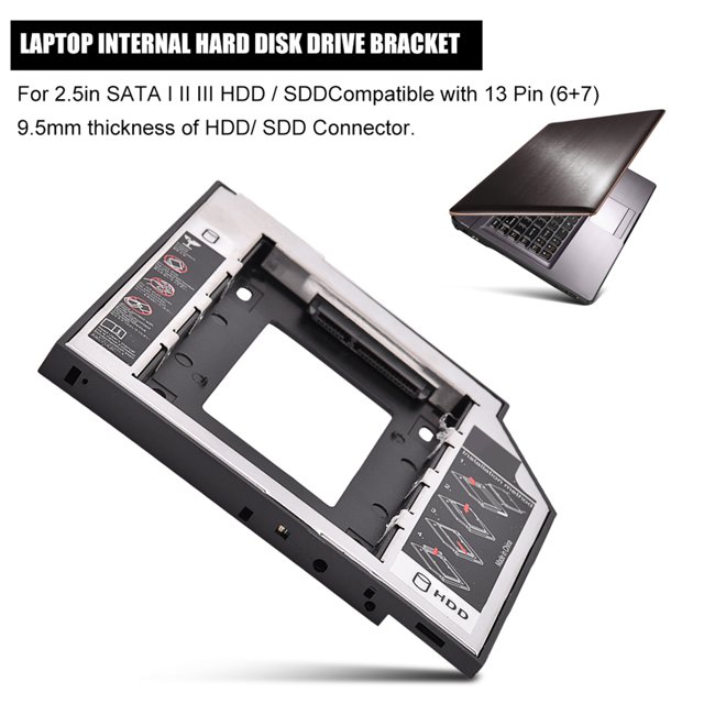 Support Interne pour Disque Dur, Boîtier Interne de Disque Dur SATA I II de 2,5 Pouces pour Ordinateur Portable, Performance Puissante