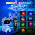 thumbnail image 5 of Star Projector Galaxy Night Light Astronaut Starry Nebula Ceiling Galaxy Projector Light for Home Bedroom (White), 5 of 8