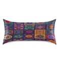 thumbnail image 2 of Satin Pillowcase Home Luxury Envelope Pillowcases Soft And Smooth A Colorful Mexican Pattern, 2 of 6