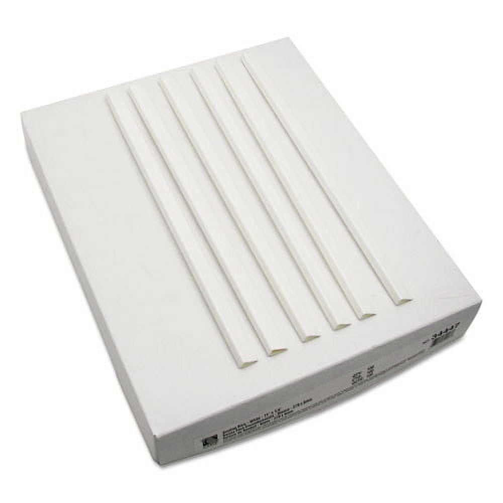 C-Line Slide 'N Grip Binding Bars White 11 x 1/4 100/Box 34447