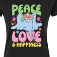thumbnail image 3 of Horton Hears a Who - Peace Love Happiness  - Juniors Fitted Graphic T-Shirt, 3 of 5
