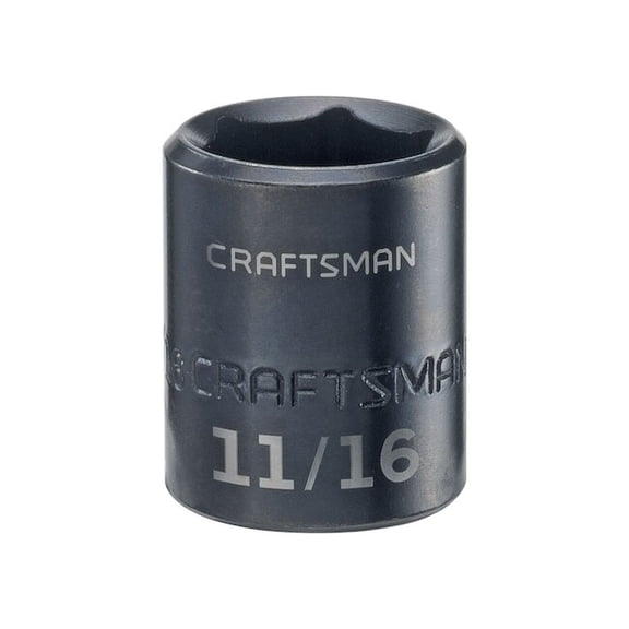 Craftsman Sockets, 3/8" Drive 11/16" SAE Impact Sh CMMT15837