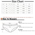 thumbnail image 3 of Zpanxa Womens Underwear, Period Underwear for Women, Panties for Women, Lace Bow Thin Ice Silk Oversized Underwear Pink L, 3 of 4