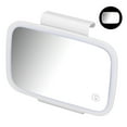 thumbnail image 3 of LED Sun Visor Mirror Touch Screen Surround Lighting Vanity with Retractable Back for Car Makeup Universal ABS Material, 3 of 7