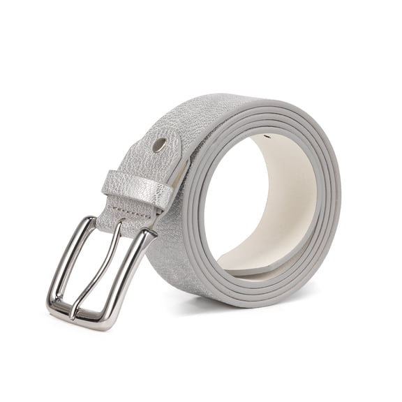 AZoiNM Men's Casual Dress Belt, Heavy Duty Adjustable Trim-to-Fit Waist Belt with Zinc Alloy Buckle, Durable for Jeans Work Business Daily Wear