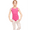 Candy Pink, variant on High-Neck Tank Leotard - Girls