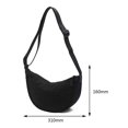 thumbnail image 4 of EDFRWWS Simple Crossbody Bags Fashion Women Dumpling Bags Portable for Work (Black), 4 of 8