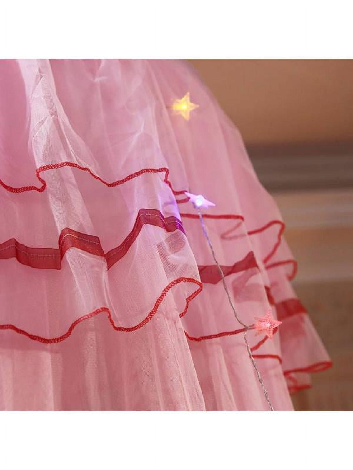 Round Elegant Lace Hanging Bedding Mosquito Net Dome Top Princess Bed Canopy Netting for beds Girls