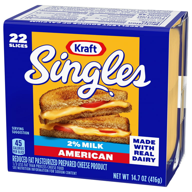 Weight Watchers Cheese Product, American Singles, American