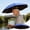 Blue, variant on Hands Free Umbrella Hat, 27inch Wide Brim Sun Hat with Detachable Rain Canopy for Fishing, Gardening, Hiking & Beach, UPF 50+ Sun Protection & Waterproof, Adjustable Headband, Blue