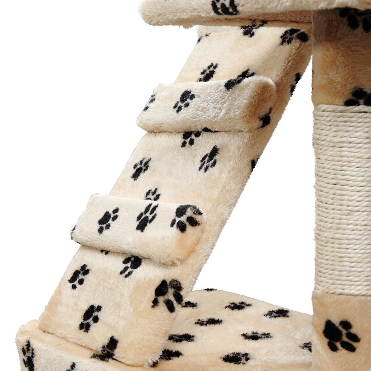 Lowestbest 67" Multi-Level Cat Tree, Cat Scratching Post Tower with Sisal-Covered for Kittens, Pets Climb Scratch House Play Lowestbest 67" Multi-Level Cat Tree, Cat Scratching Post Tower with Sisal-Covered for Kittens, Pets Climb Scratch House Play