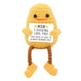 thumbnail image 3 of Lindo Pato Tejido A Mano Con Tarjeta para Del (Mom Duck), 3 of 7