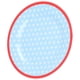 thumbnail image 4 of De Cena De Melamina De 9 Pulgadas, De Bocadillos Reutilizable, Decorativo, Ligero, Duradero, Apto Para Lavavajillas, Con Diseño De Borde Redondo Para Frutas, Pasteles,, 4 of 7