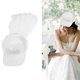 thumbnail image 2 of Rhinestones Embellished Bride Baseball Hat With White Tulle Veil Wedding Headpiece For Bridal Party, 2 of 4