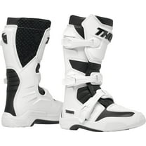 Thor Blitz XR Youth MX Offroad Boots White 4 USA