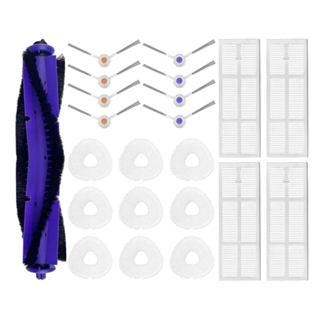 Para Freo VersáTil Self Mop J3 Rodillo en Forma de V Cepillos Laterales Trapeadores Trapos Filtro Hepa Pieza de Repuesto