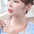 thumbnail image 6 of Wireless Earbuds Bluetooth 5.4 Headphones Ear Buds with Mic & LED Power Display IPX7 Waterproof Mini Earbud Stereo Sound Ultra-Light Earphones for Phone Sports Exercise Running Working Gym - Pink, 6 of 7