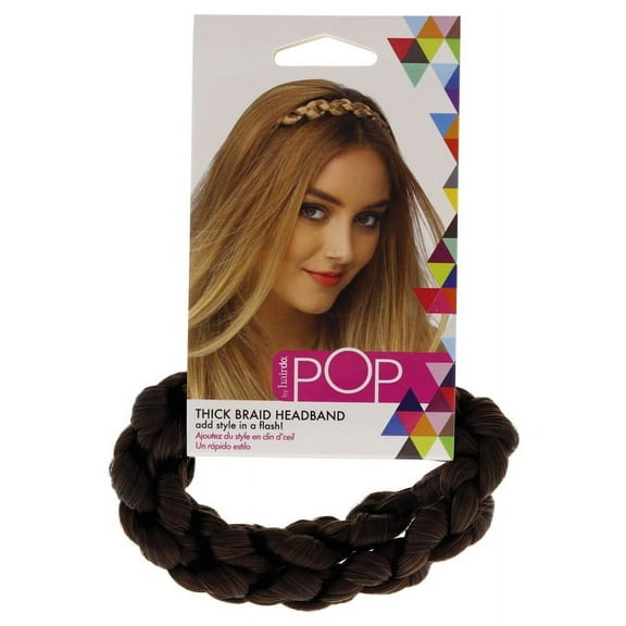 Pop Thick Braid Headband - R10 Chestnut by Hairdo for Women - 1 Pc Hair Headband