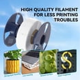 thumbnail image 4 of 3D Printer Filament Pla | 1.75Mm Pla Filament | Standard Pla Filament for 3D Printing | White 0.55 Lbs Spool, Vacuum Sealed Packaging, 4 of 4