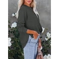 thumbnail image 3 of CHICZONE Womens Long Sleeve Sweatshirt Crew Neck Casual Loose Fall Winter Fashion Pullover Tops, 3 of 5