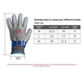 thumbnail image 3 of Cut-Resistant Safety Gloves, Full Finger Anti-Cut Stainless Steel Wire Mesh Gloves for Kitchen, Slaughtering & High-Risk Tasks, A9 Grade Pure Steel Protection, One Size, 3 of 8
