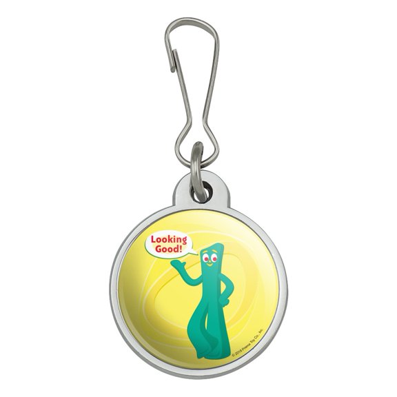 Looking Good! - Gumby Jacket Handbag Purse Luggage Backpack Zipper Pull Charm