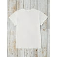thumbnail image 2 of Women's Boho Floral Teacher Graphic T-Shirt - Vibrant Books & Flowers Design, Short Sleeve Crew Neck, Lightweight Cotton Blend, Ideal for Spring & Summer Casual Wear, 2 of 6