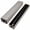 Gray, variant on 2 Pieces Long Chain Necklace Jewelry Gift Box, 8.3 x 1.6 x 1.2 Inch Small Long Necklaces Pendants Bracelets Jewelry Display Box for Wedding, Engagement, Valentine's Day (White)