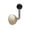 Black, variant on Round Dopamine Hook, Plastic Dipped Clip Traceless Windproof, Rotatable Clothespin for Laundry and Home(Black)