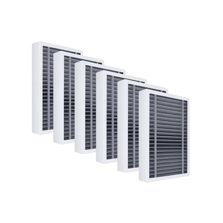 True HEPA Filter Replacement Compatible with Filtrete F2 Odor Air Purifier FAP-C02-F2 FAP-T03-F2. Compared to part F2 FAPF-F2-O, 6 Packs