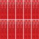 thumbnail image 1 of Cortina BTSD-Home, paquete de 10 unidades, con flecos de lámina roja, 244 x 91 cm, 1 of 7