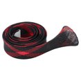thumbnail image 4 of Funda para caña de pescar de fundición, chaqueta para poste, funda protectora para calcetín, aparejos de pesca de 25mm x 1650mm, rojo y negro, 4 of 8