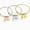 Silver, variant on Personalized Initial Bracelet with Birth Flower - Handmade Gold Bracelet For Women Birth Month - Trending Mother's Day Gift for Mom, Custom Floral Jewelry - March Birthday Gifts for Women