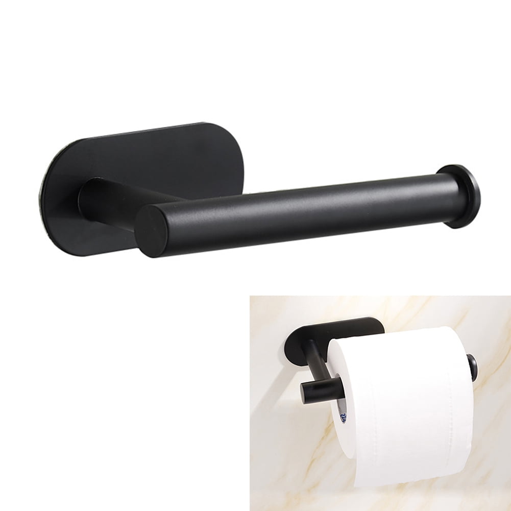 Okwish Wall Mount Without Drilling Toilet Roll Paper Rack Self Adhesive Wc Paper Tissue Stand