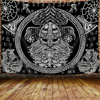 Viking Shieldmaiden Tapestry