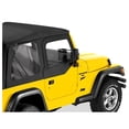 thumbnail image 2 of Bestop 51790-15 Jeep Wrangler Upper Fabric Half-Door Set, Black Denim, 2 of 5