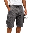 thumbnail image 3 of Trgacdwlo Men's Cargo Shorts Lightweight Mens Shorts Athletic Sports Running Quick Dry Elastic Waist Mens Shorts Casual with Pocket, 3 of 9