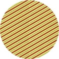 thumbnail image 1 of Ahgly Company Indoor Round Patterned Papaya Orange Area Rugs, 7' Round, 1 of 6