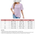 thumbnail image 5 of Camisa de manga acampanada, camisa de manga corta para mujer Camisa de color puro para mujer Camisa suelta de manga acampanada Diseño de última generación, 5 of 5