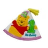 Winnie the Pooh 1st Birthday Felt Cone Hat (1ct)