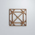 thumbnail image 5 of Ekena Millwork 7 3/8"W x 7 3/8"H x 3/8"T Extra Small Buxton Decorative Fretwork Wood Wall Panels, Walnut, 5 of 8