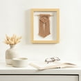 thumbnail image 2 of Home Decor Collection DesignOvation Framed Macramé Boho Art 8" x 10" in Soft Brown with Natural Frame, 2 of 9